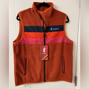 Cotopaxi Women's Orange and Pink Fleece Vest